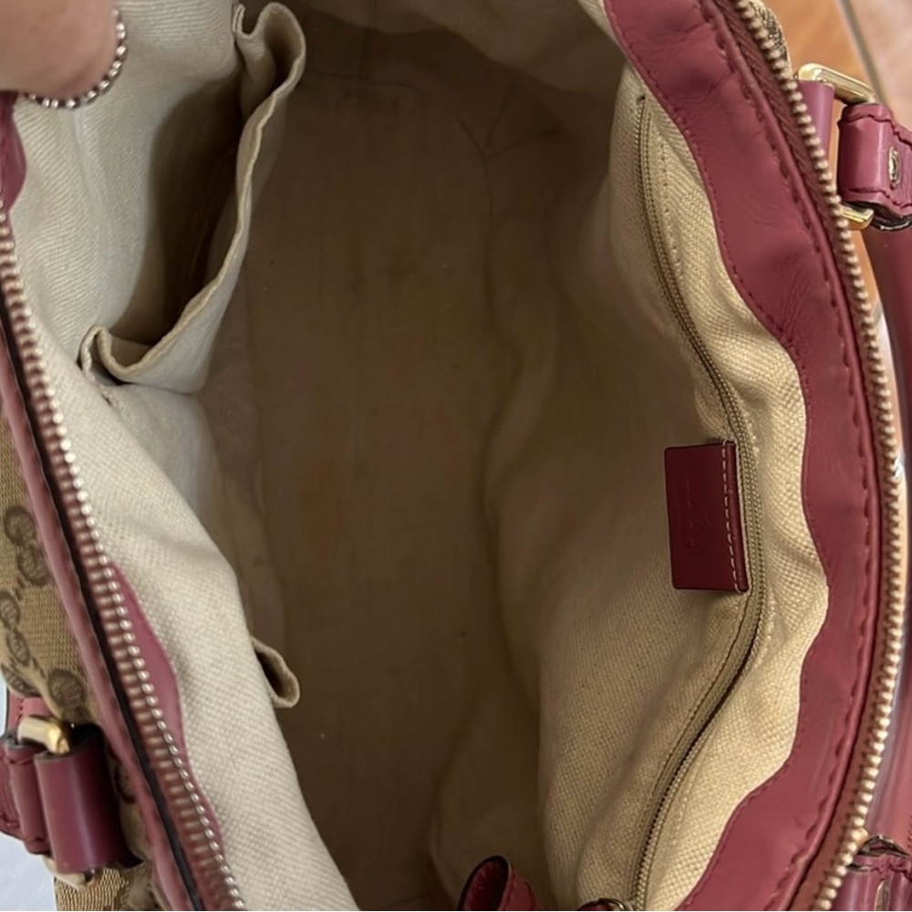 Pink Original GG Canvas Sukey Handbag Large - Picture 7 of 10